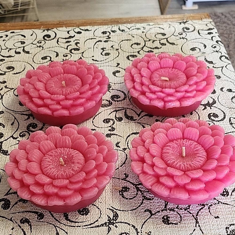 Farmstand Set of 4 Floral Citronella Candles